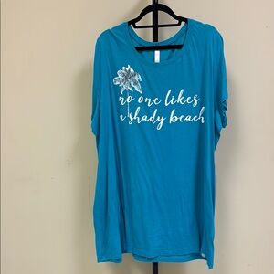 Cacique Blue Relaxed Boxy T-Shirt Pajama
